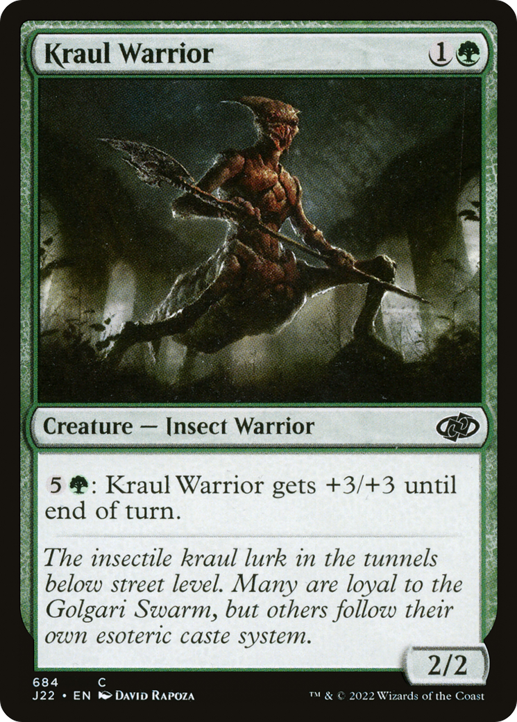 Magic: The Gathering - Kraul Warrior - Jumpstart 2022