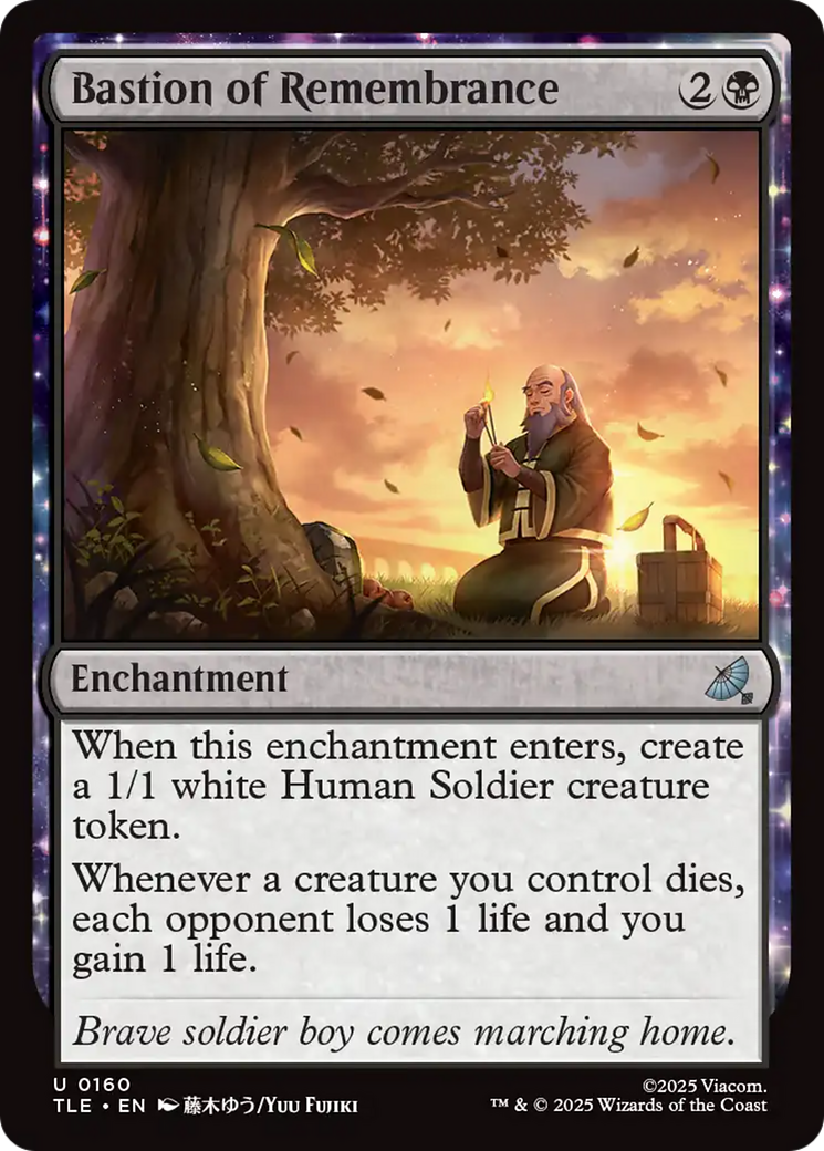 Magic: The Gathering - Bastion of Remembrance Foil - Avatar: The Last Airbender Eternal