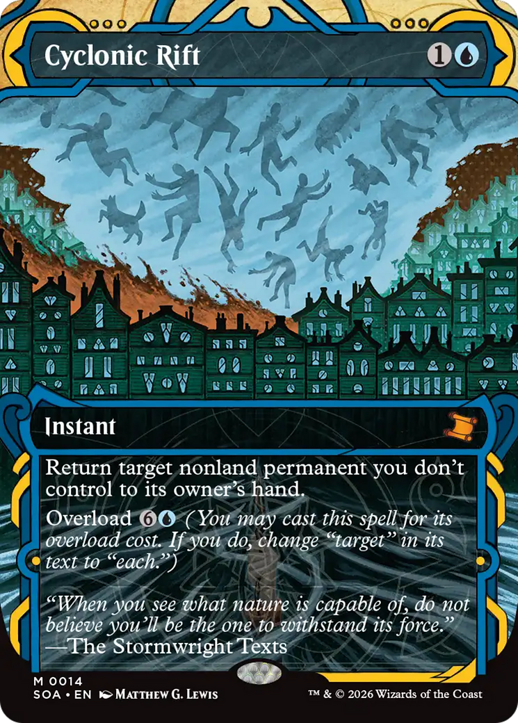 Magic: The Gathering - Cyclonic Rift Foil - Secrets of Strixhaven Mystical Archive