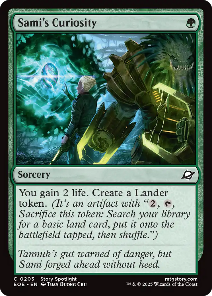 Magic: The Gathering - Sami's Curiosity Foil - Edge of Eternities