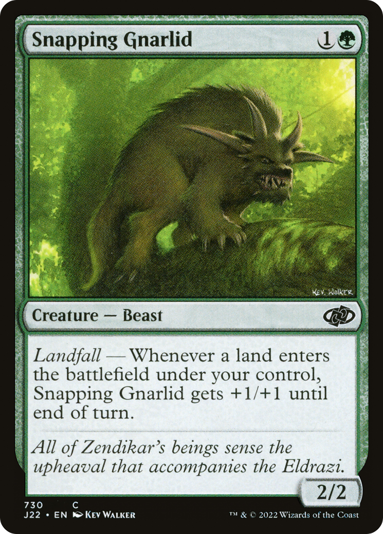 Magic: The Gathering - Snapping Gnarlid - Jumpstart 2022