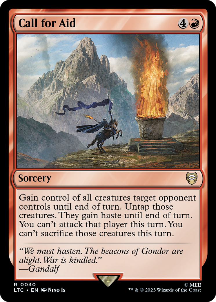 Magic: The Gathering - Call for Aid - Tales of Middle-earth Commander