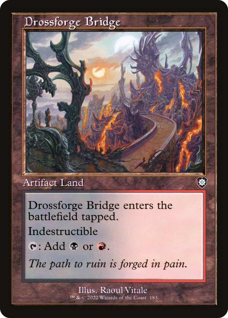 Magic: The Gathering - Drossforge Bridge - The Brothers' War Commander