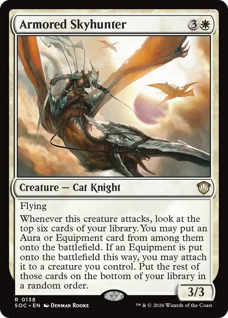 Magic: The Gathering - Armored Skyhunter - Secrets of Strixhaven Commander