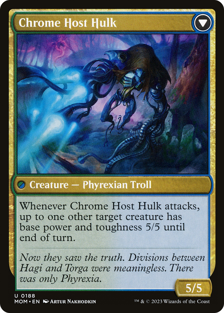 Magic: The Gathering - Gnottvold Hermit // Chrome Host Hulk - March of the Machine