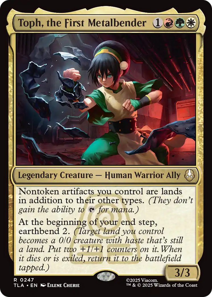 Magic: The Gathering - Toph, the First Metalbender Foil - Avatar: The Last Airbender