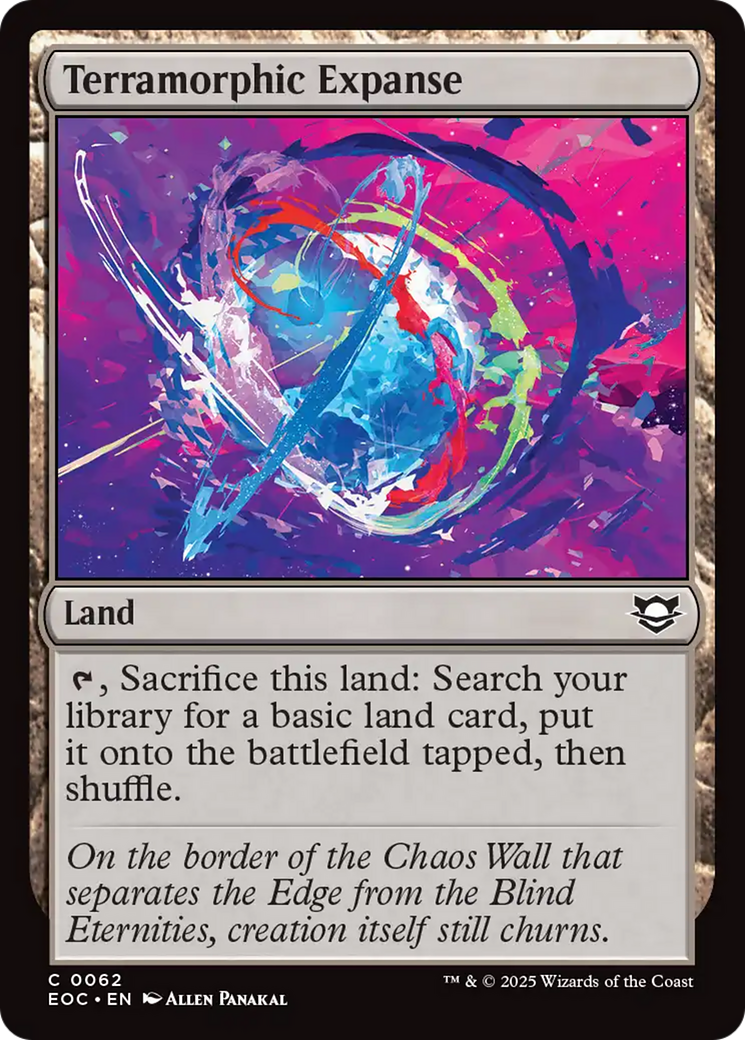 Magic: The Gathering - Terramorphic Expanse - Edge of Eternities Commander