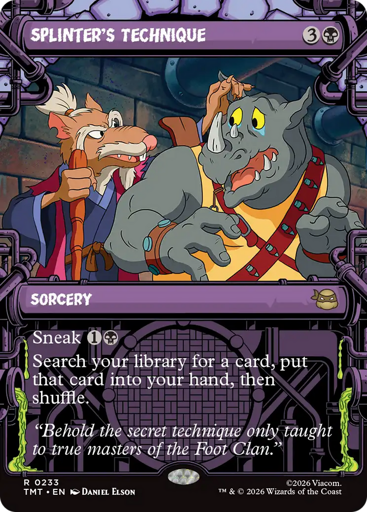 Magic: The Gathering - Splinter's Technique - Teenage Mutant Ninja Turtles