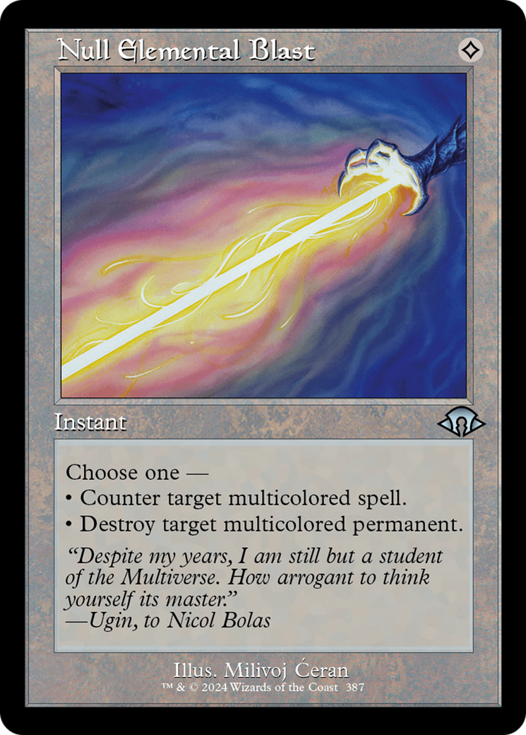 Magic: The Gathering - Null Elemental Blast Foil - Modern Horizons 3