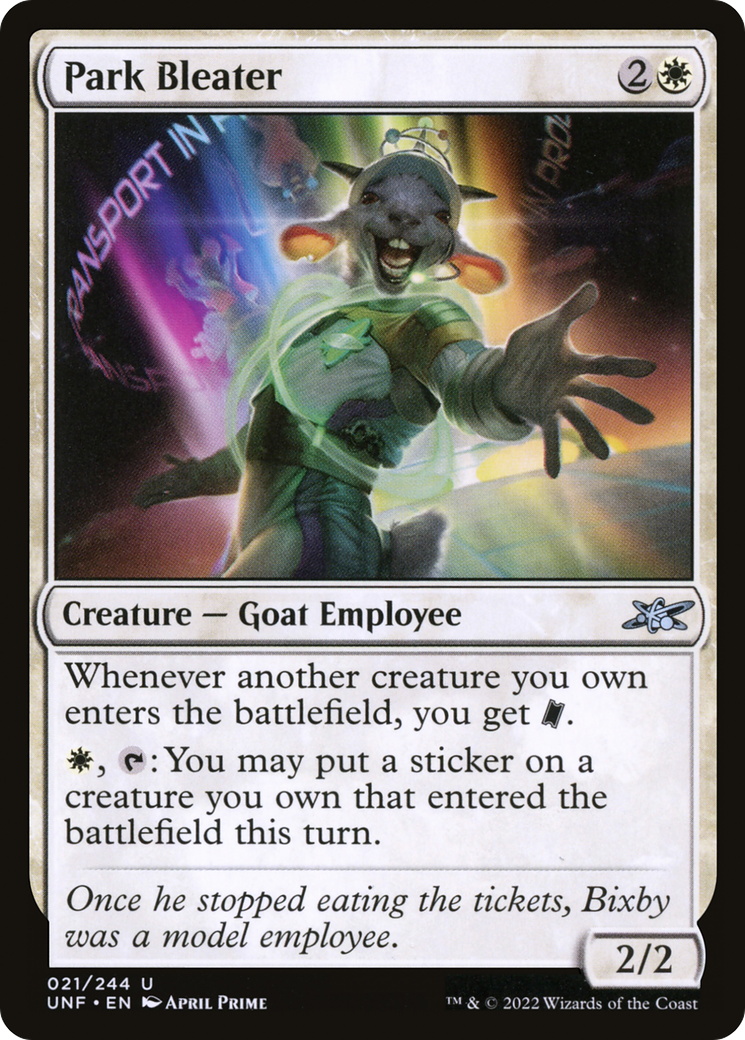 Magic: The Gathering - Park Bleater - Unfinity