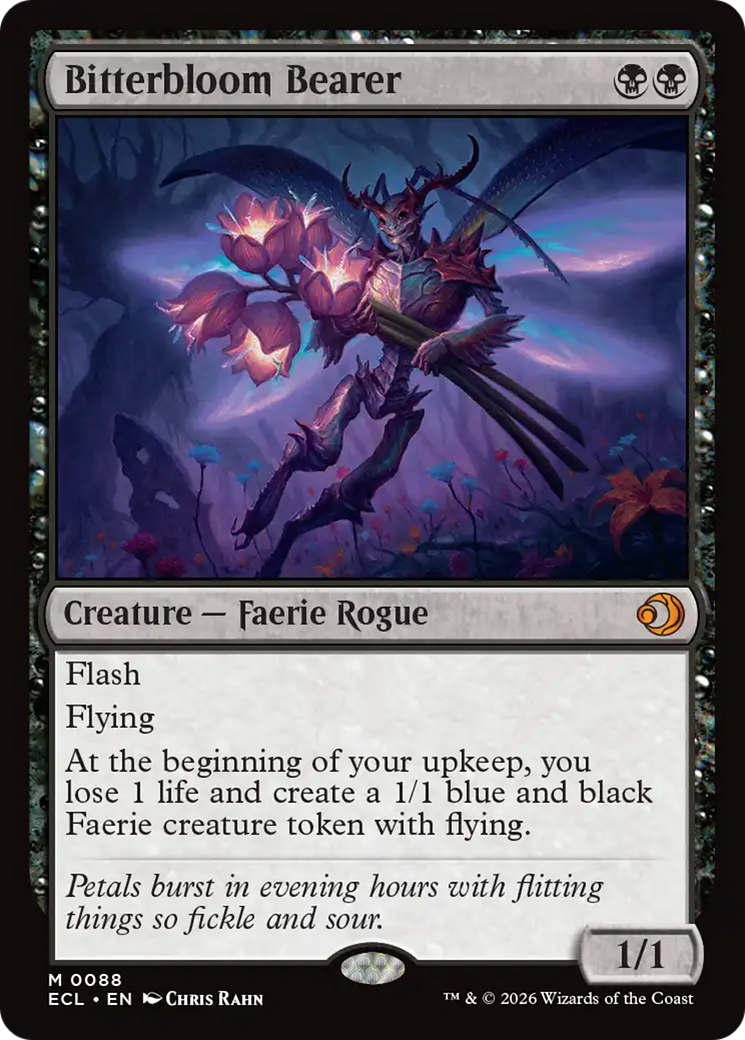 Magic: The Gathering - Bitterbloom Bearer Foil - Lorwyn Eclipsed