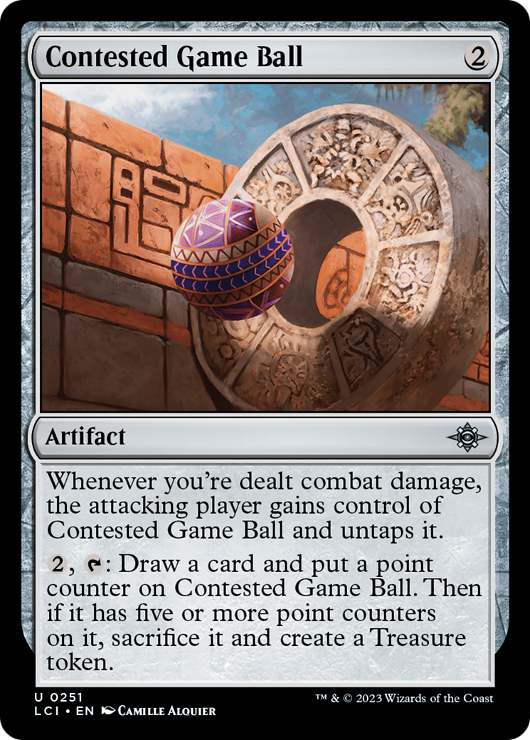 Magic: The Gathering - Contested Game Ball - The Lost Caverns of Ixalan