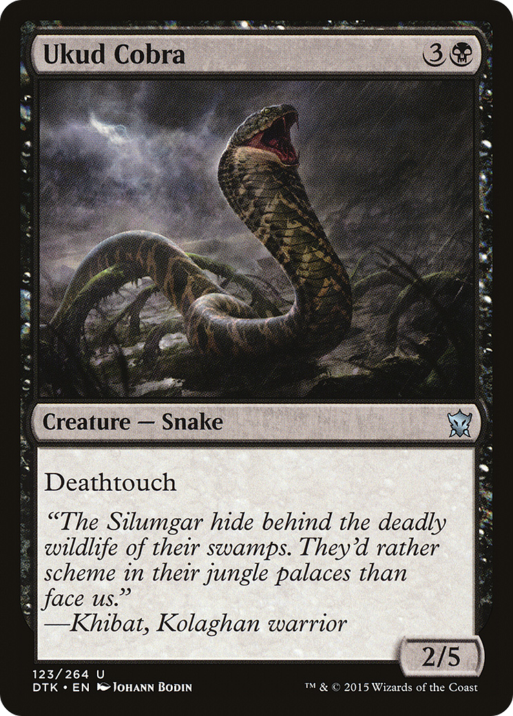 Magic: The Gathering - Ukud Cobra Foil - Dragons of Tarkir
