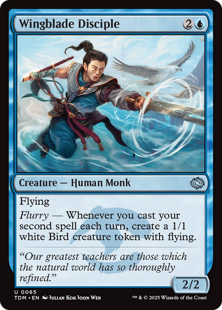 Magic: The Gathering - Wingblade Disciple Foil - Tarkir: Dragonstorm