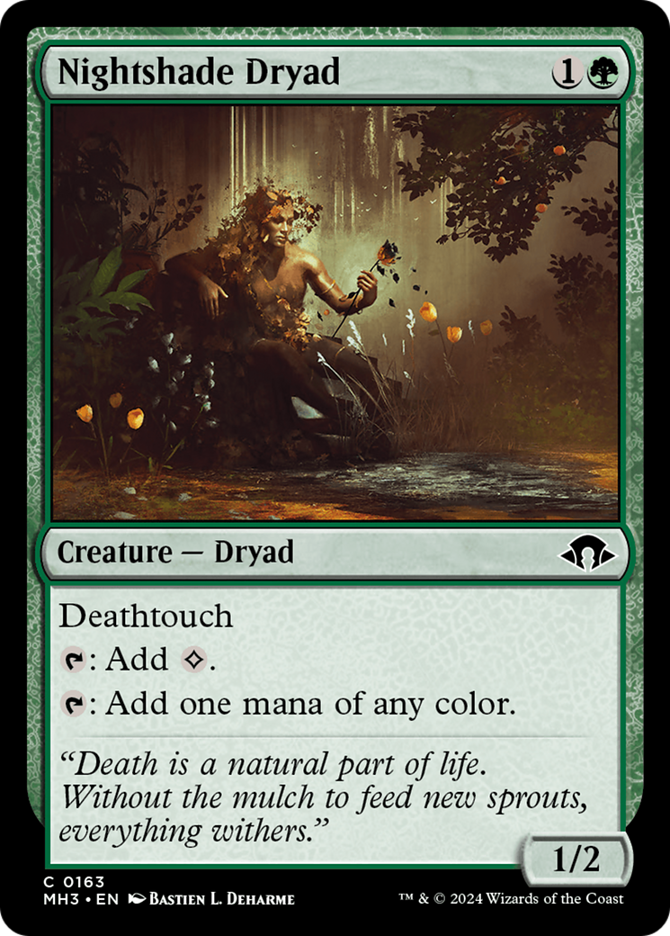 Magic: The Gathering - Nightshade Dryad Foil - Modern Horizons 3