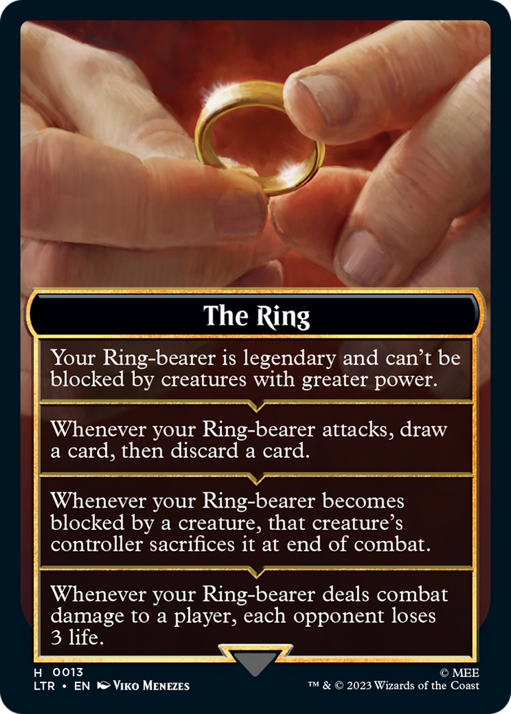 Magic: The Gathering - The Ring // The Ring Tempts You - Tales of Middle-earth Tokens