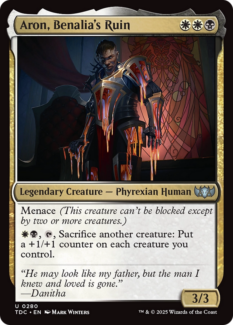 Magic: The Gathering - Aron, Benalia's Ruin - Tarkir: Dragonstorm Commander