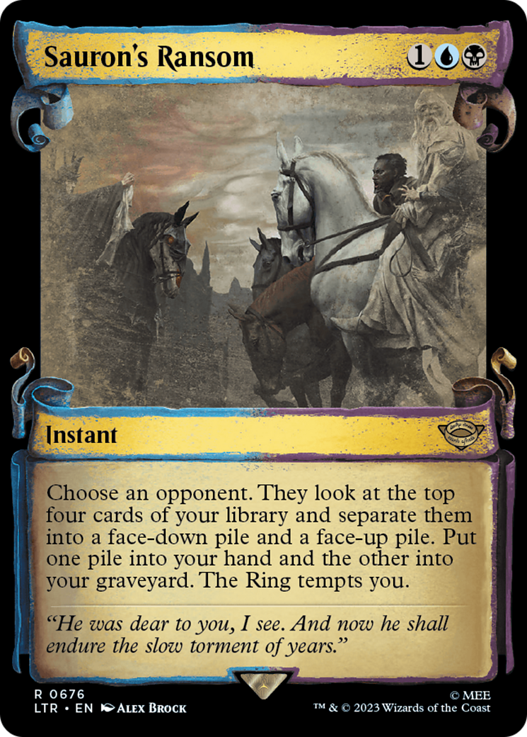 Magic: The Gathering - Sauron's Ransom Foil - The Lord of the Rings: Tales of Middle-earth