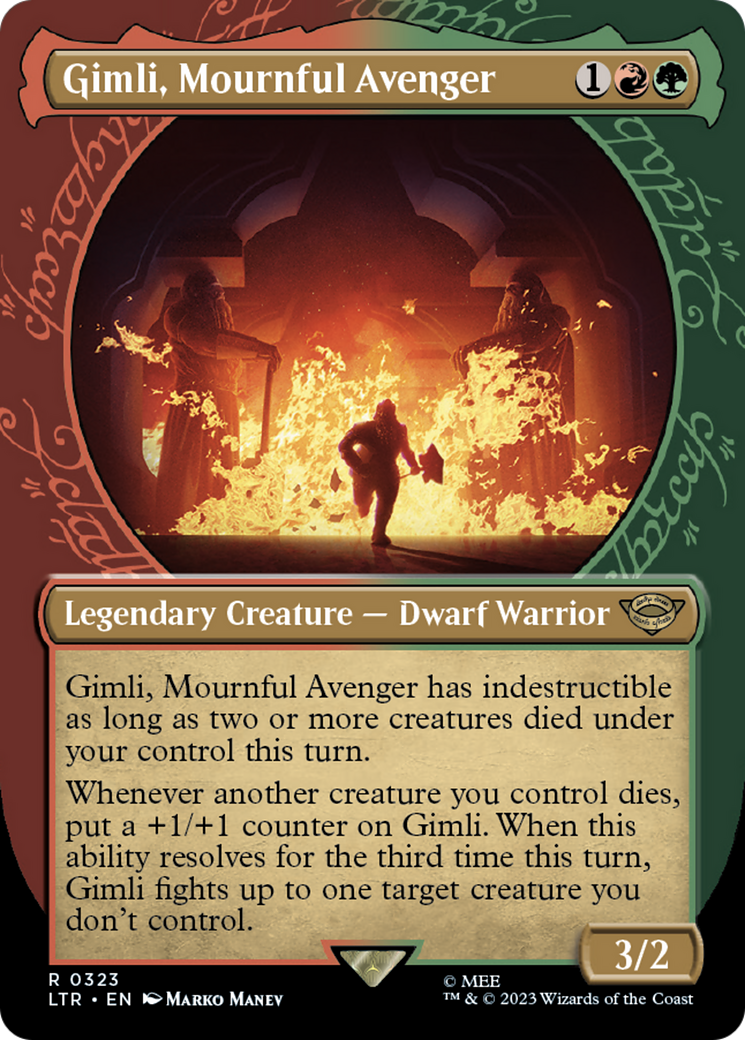 Magic: The Gathering - Gimli, Mournful Avenger - The Lord of the Rings: Tales of Middle-earth