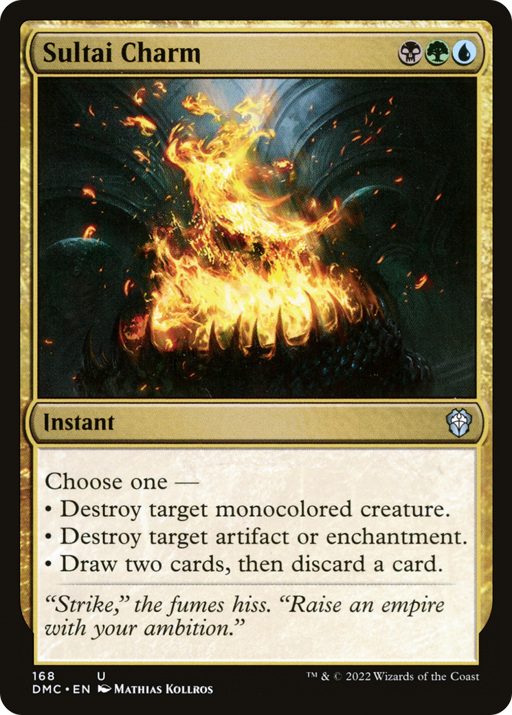Magic: The Gathering - Sultai Charm - Dominaria United Commander