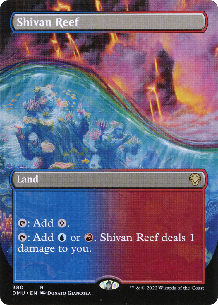 Magic: The Gathering - Shivan Reef Foil - Dominaria United