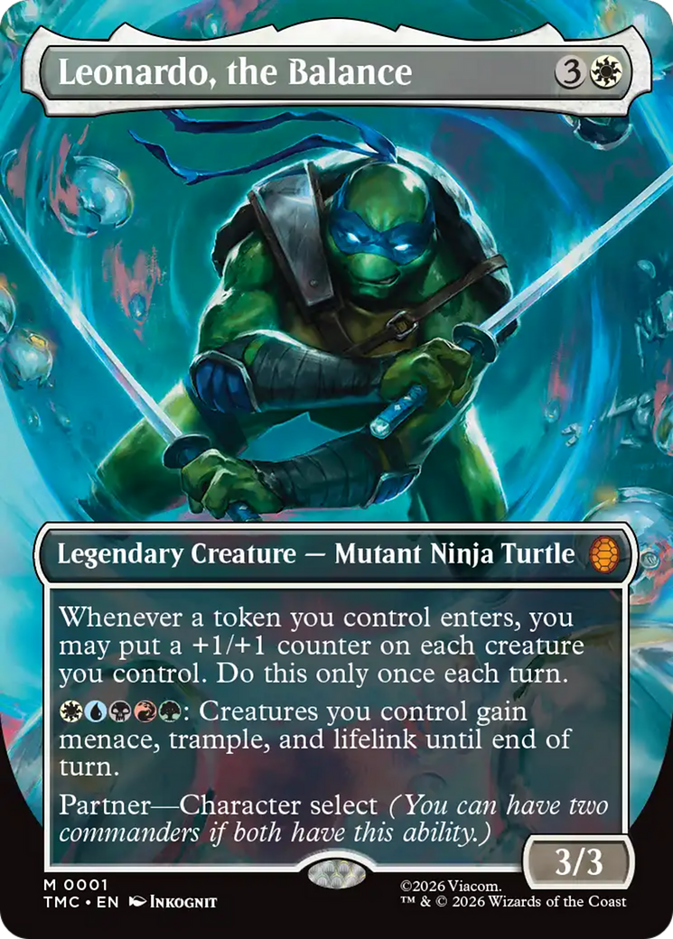 Magic: The Gathering - Leonardo, the Balance Foil - Teenage Mutant Ninja Turtles Eternal