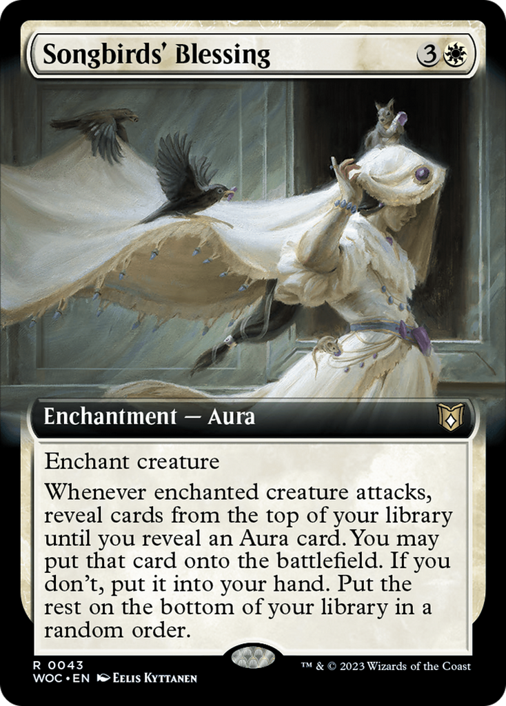 Magic: The Gathering - Songbirds' Blessing - Wilds of Eldraine Commander