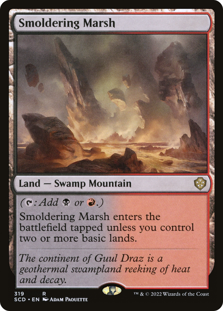 Magic: The Gathering - Smoldering Marsh - Starter Commander Decks