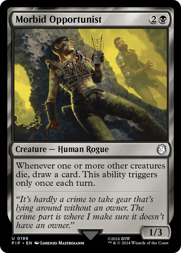 Magic: The Gathering - Morbid Opportunist - Fallout