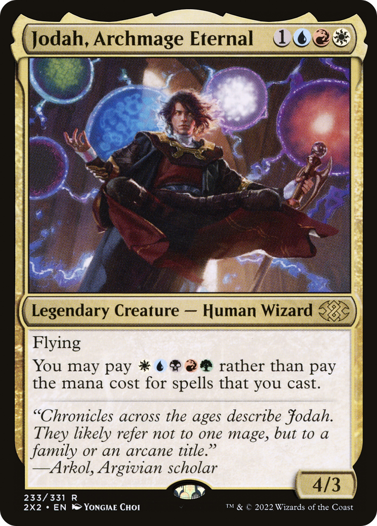 Magic: The Gathering - Jodah, Archmage Eternal Foil - Double Masters 2022