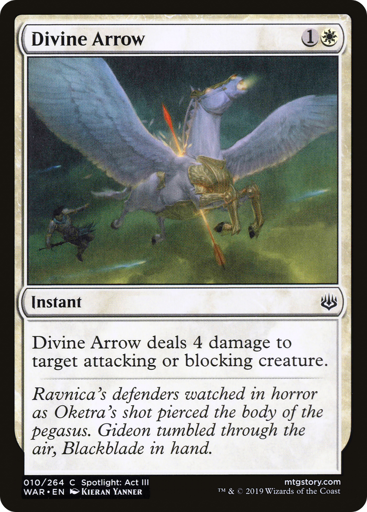 Magic: The Gathering - Divine Arrow Foil - War of the Spark