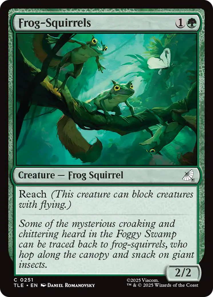 Magic: The Gathering - Frog-Squirrels Foil - Avatar: The Last Airbender Eternal