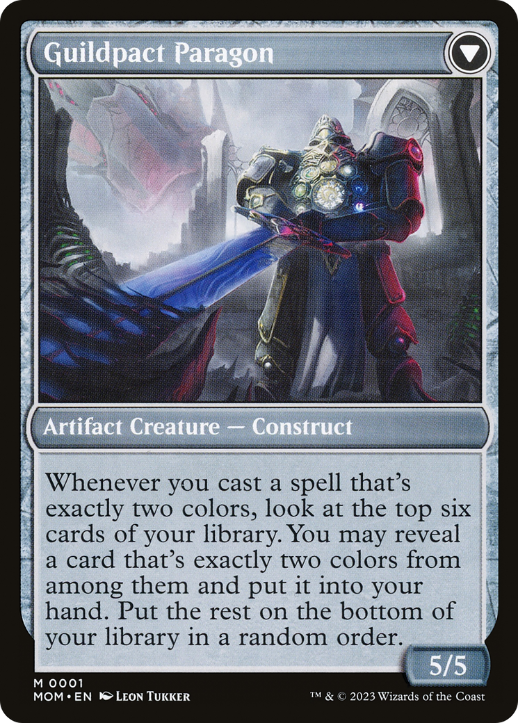 Magic: The Gathering - Invasion of Ravnica // Guildpact Paragon Foil - March of the Machine