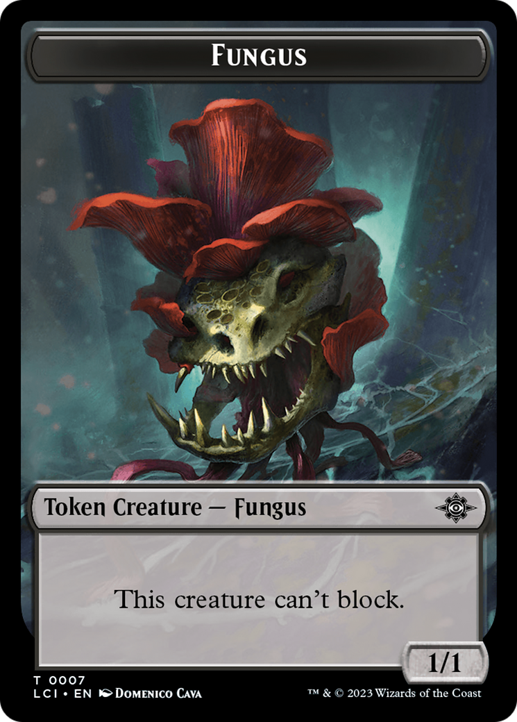 Magic: The Gathering - Fungus Token - The Lost Caverns of Ixalan Tokens
