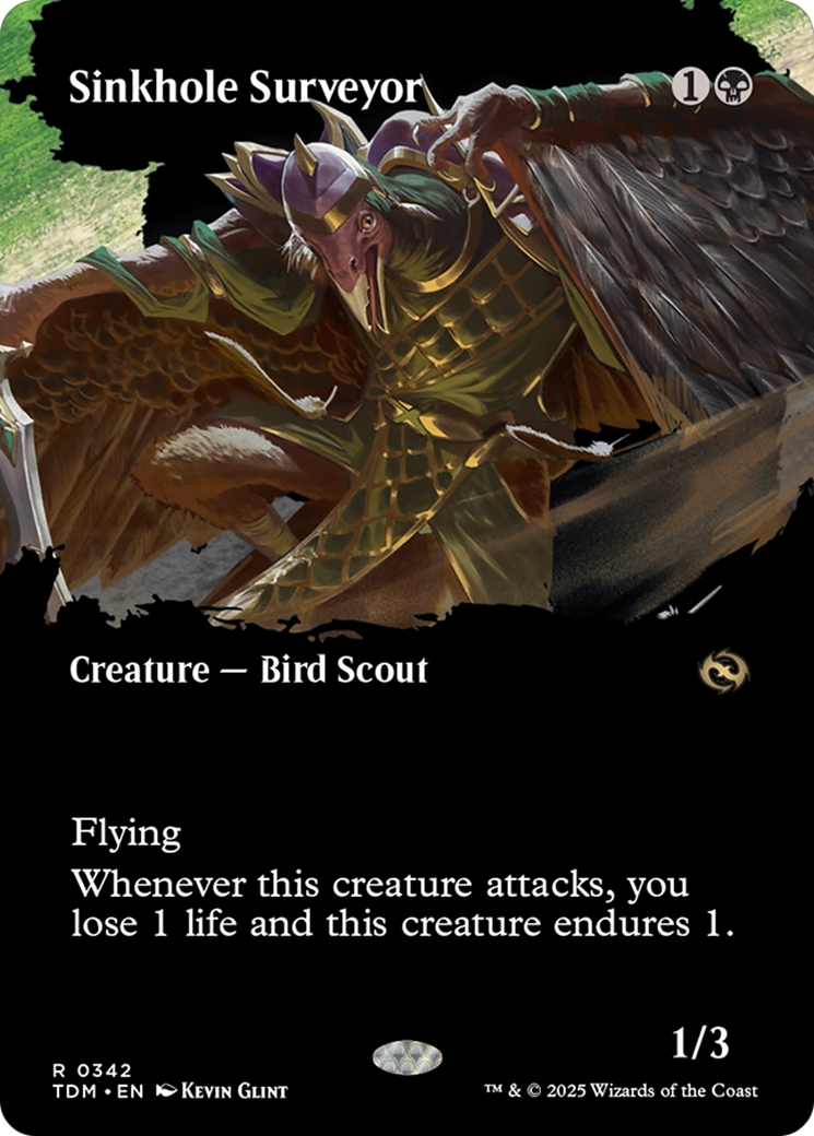 Magic: The Gathering - Sinkhole Surveyor Foil - Tarkir: Dragonstorm