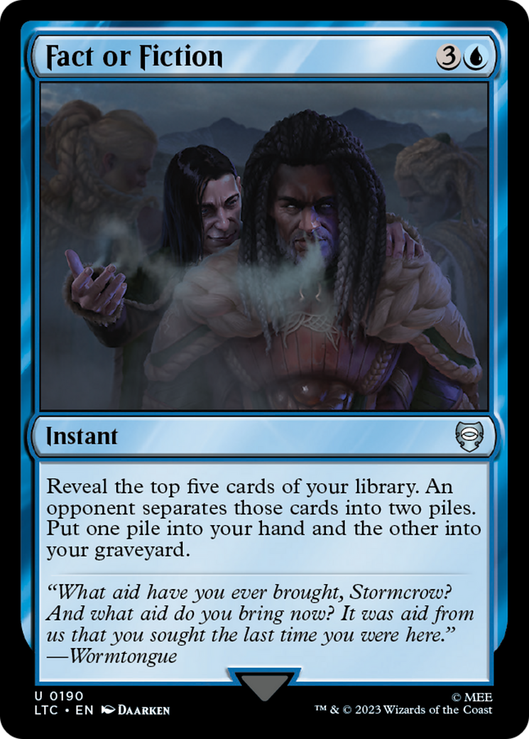 Magic: The Gathering - Fact or Fiction - Tales of Middle-earth Commander