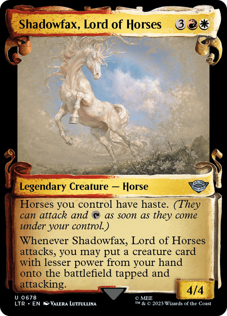 Magic: The Gathering - Shadowfax, Lord of Horses Foil - The Lord of the Rings: Tales of Middle-earth