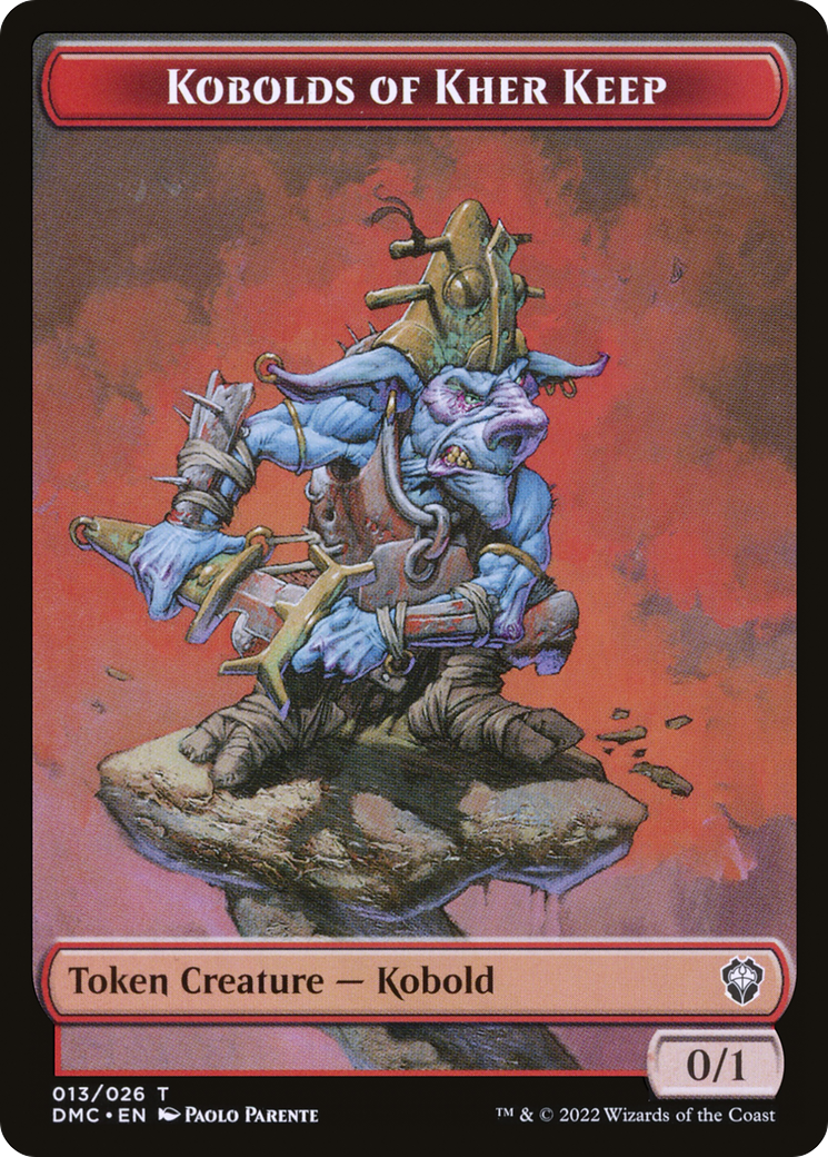 Magic: The Gathering - Kobolds of Kher Keep Token - Dominaria United Tokens