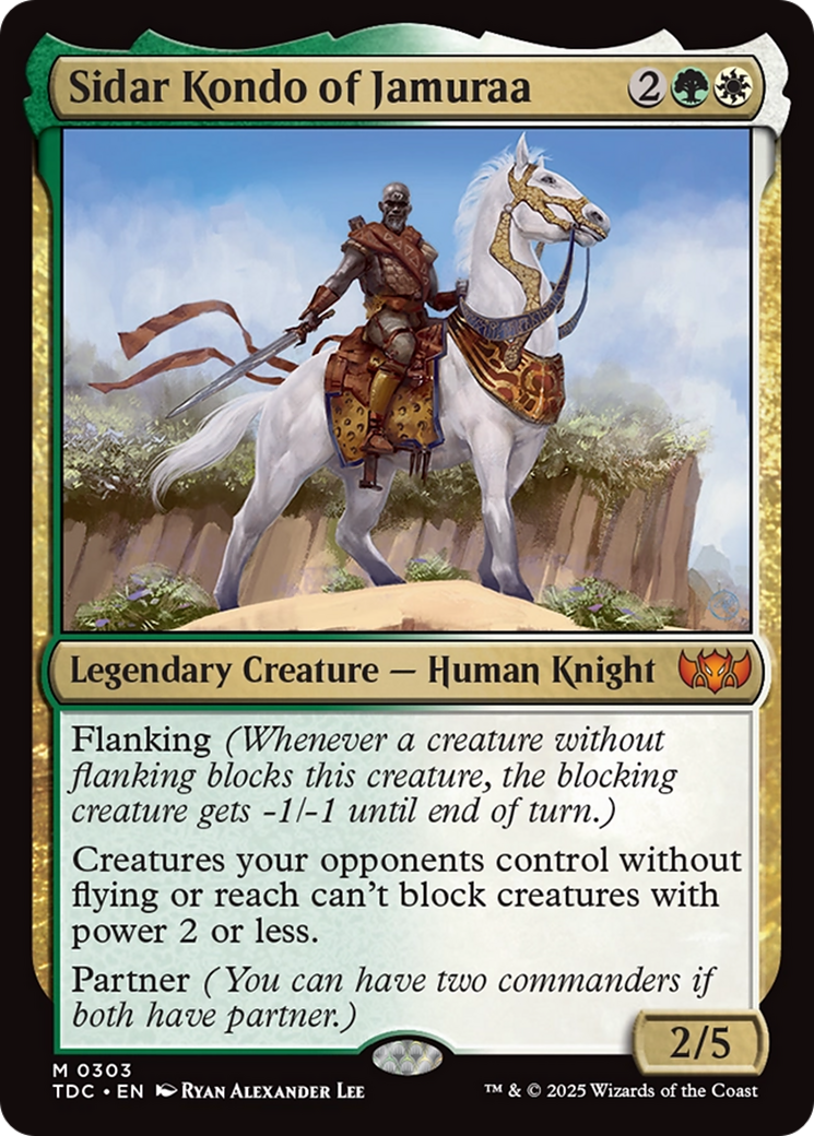 Magic: The Gathering - Sidar Kondo of Jamuraa - Tarkir: Dragonstorm Commander