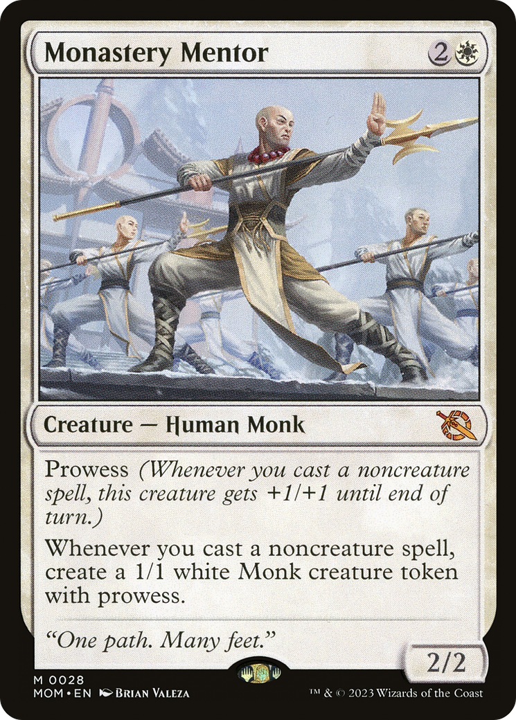 Magic: The Gathering - Monastery Mentor Foil - March of the Machine