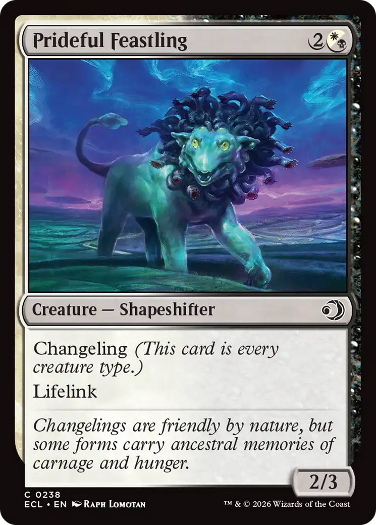 Magic: The Gathering - Prideful Feastling Foil - Lorwyn Eclipsed