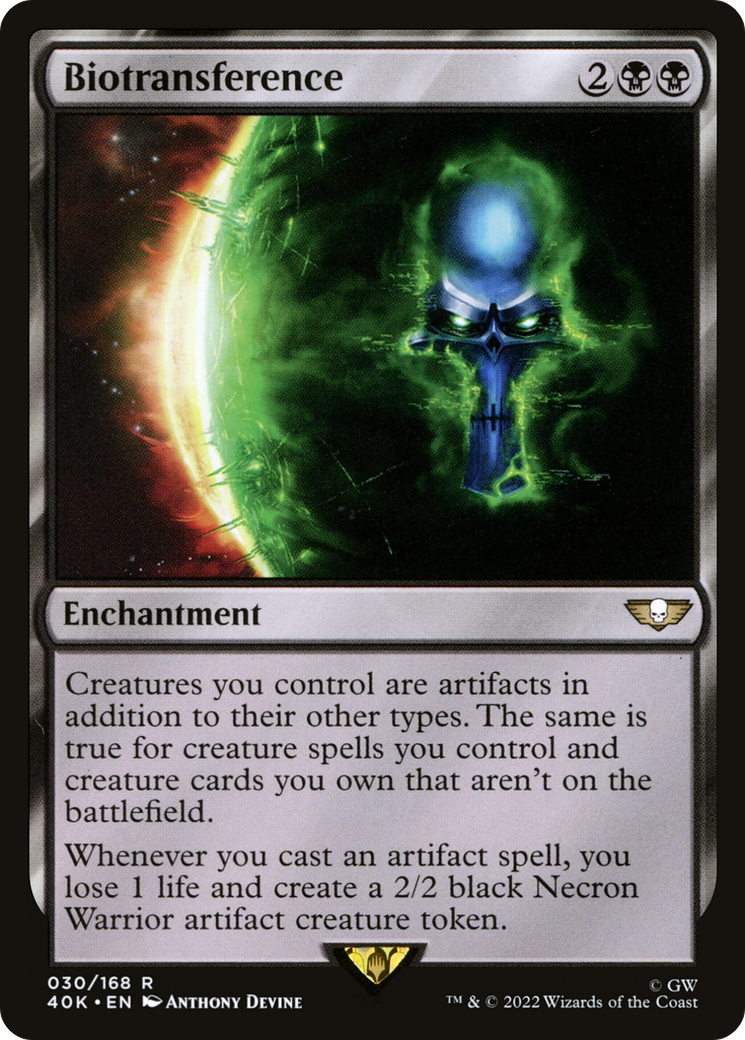 Magic: The Gathering - Biotransference - Warhammer 40000 Commander