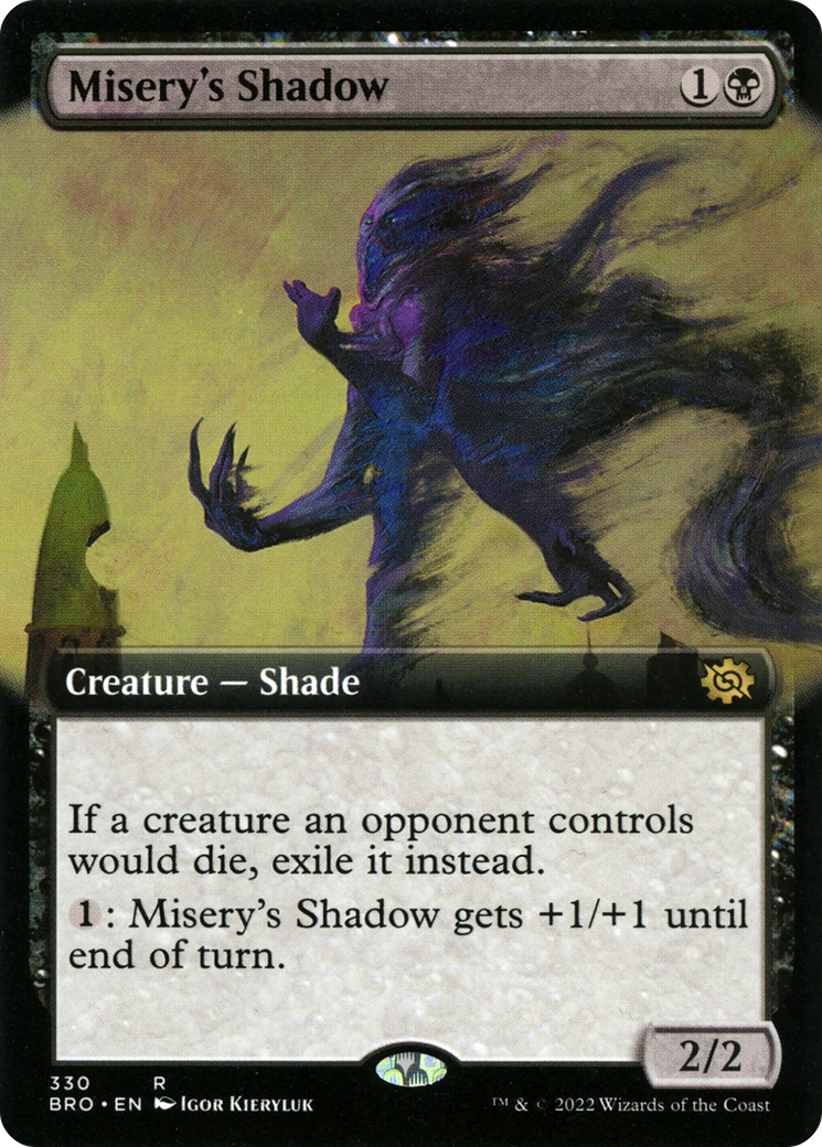 Magic: The Gathering - Misery's Shadow Foil - The Brothers' War
