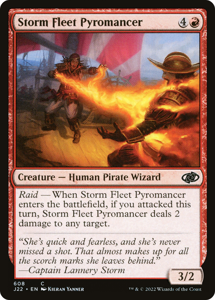 Magic: The Gathering - Storm Fleet Pyromancer - Jumpstart 2022