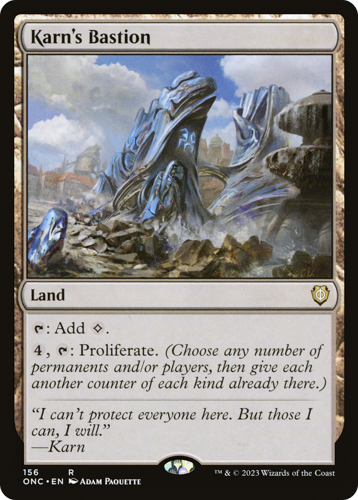 Magic: The Gathering - Karn's Bastion - Phyrexia: All Will Be One Commander