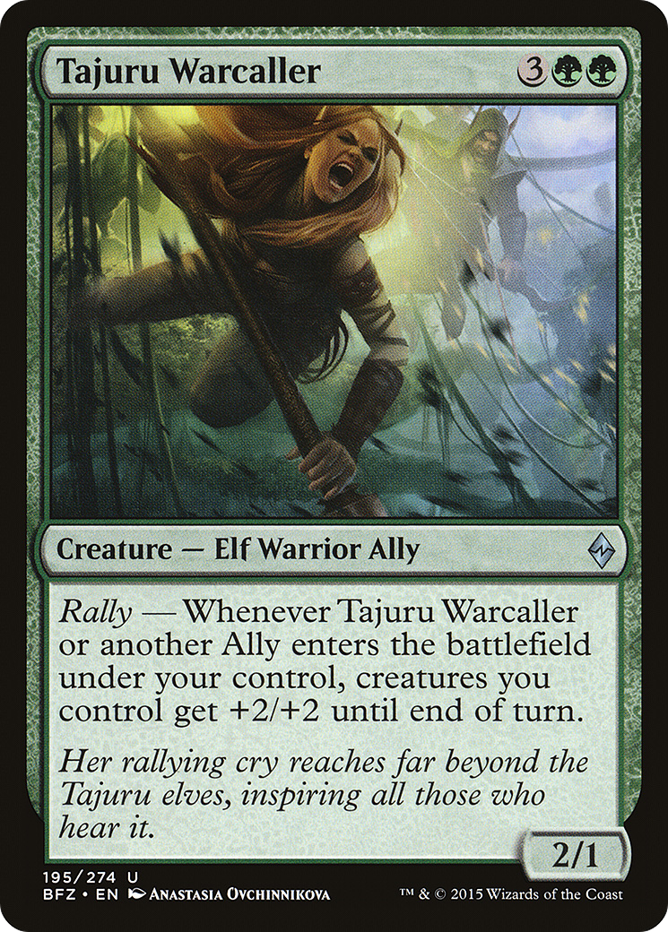 Magic: The Gathering - Tajuru Warcaller Foil - Battle for Zendikar