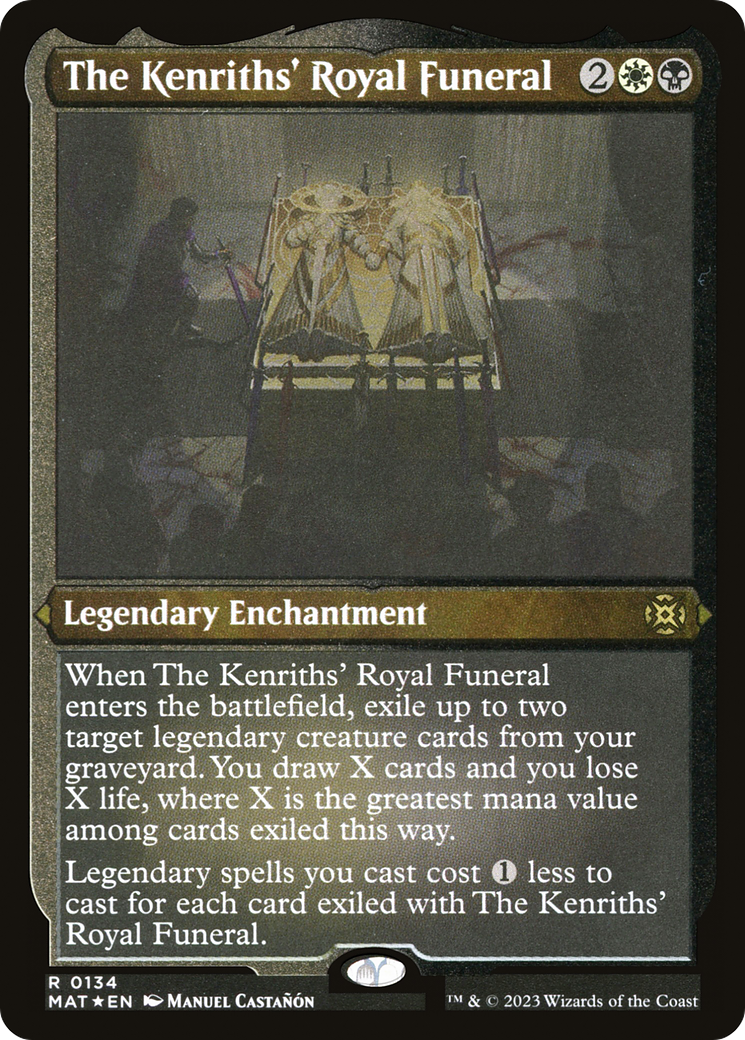 Magic: The Gathering - The Kenriths' Royal Funeral Foil - March of the Machine: The Aftermath