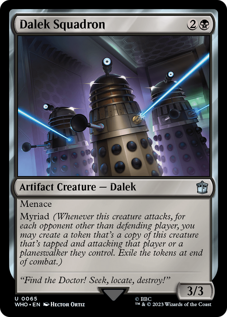 Magic: The Gathering - Dalek Squadron Foil - Doctor Who