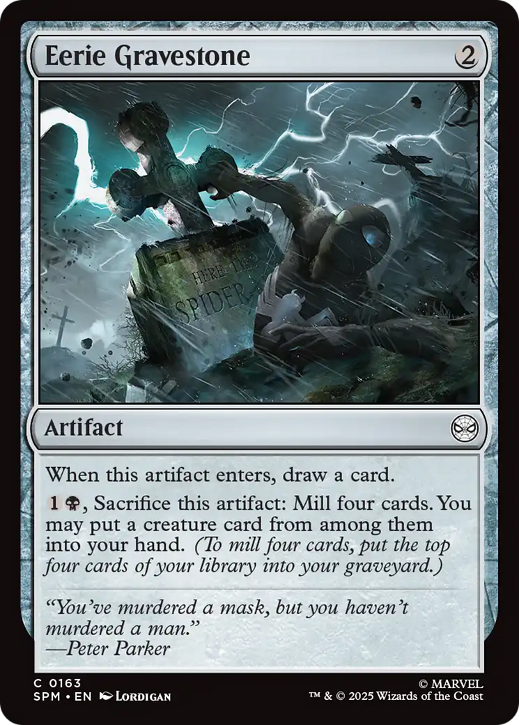 Magic: The Gathering - Eerie Gravestone - Marvel's Spider-Man