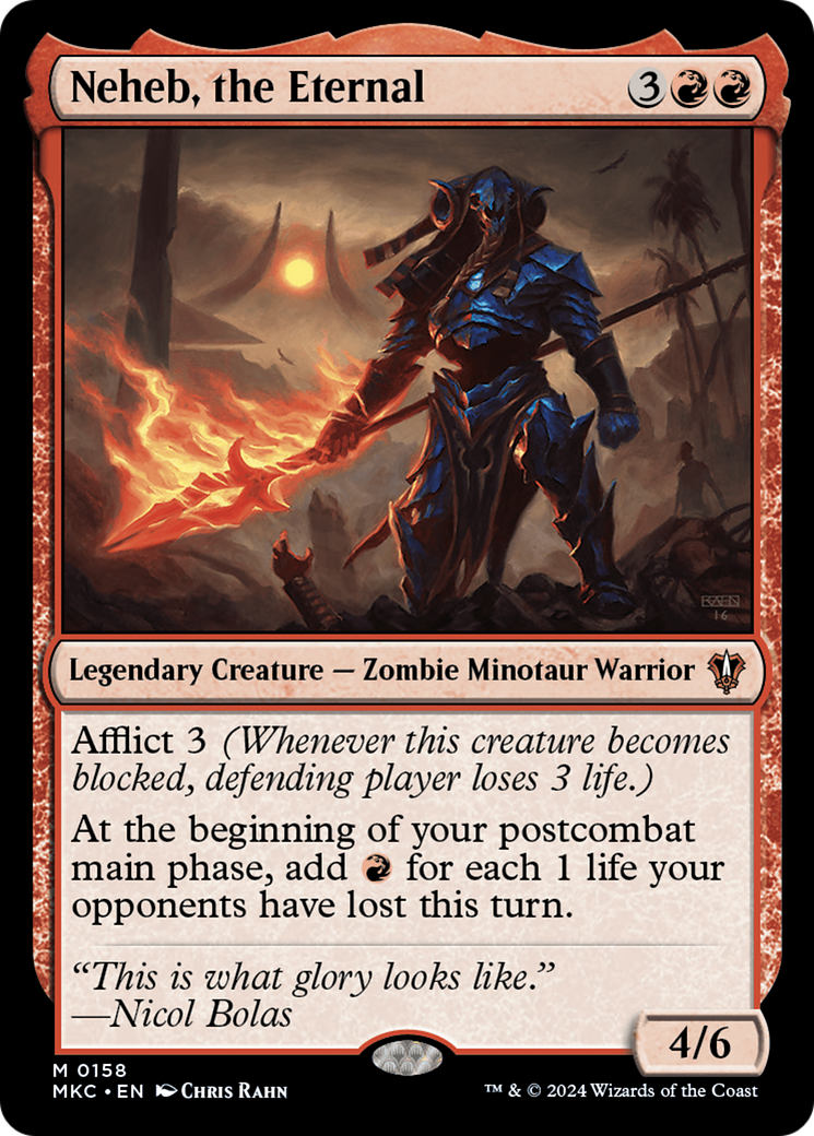 Magic: The Gathering - Neheb, the Eternal - Murders at Karlov Manor Commander